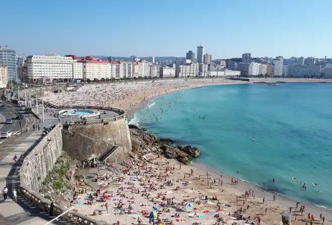 beach galizia mare