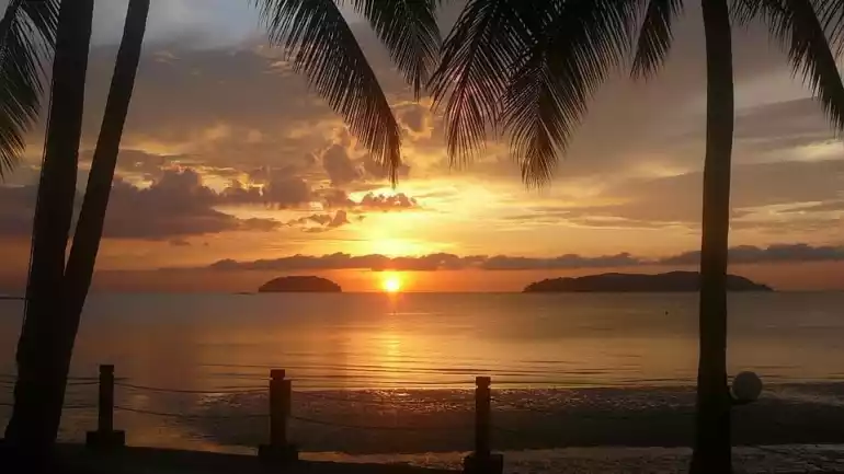 borneo tramonto malesia