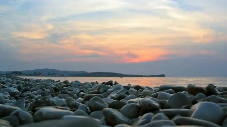 tramonto in spiaggia