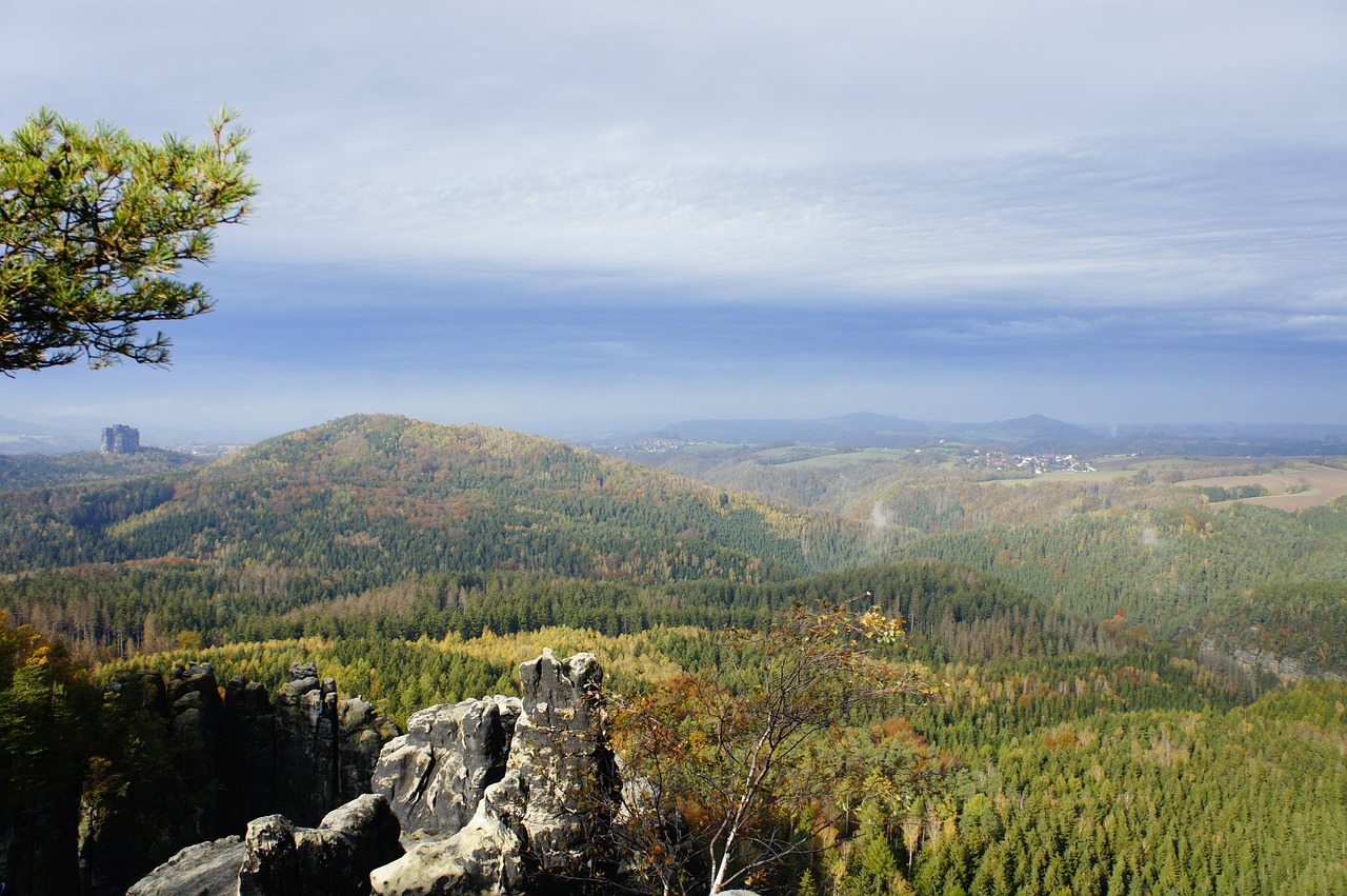 autunno sassonia natura germania