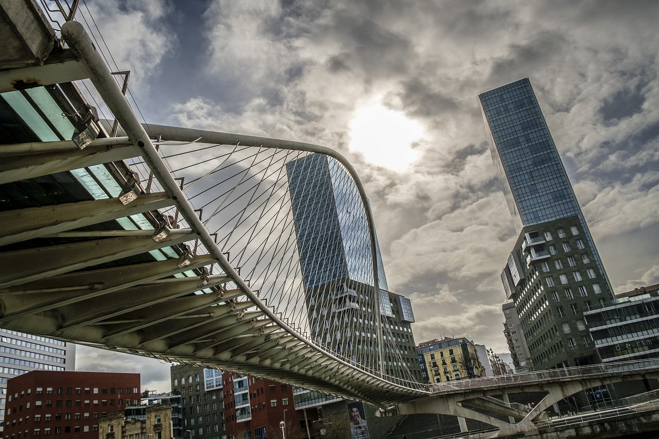 bilbao spagna architettura cielo