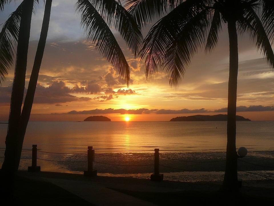 borneo tramonto malesia