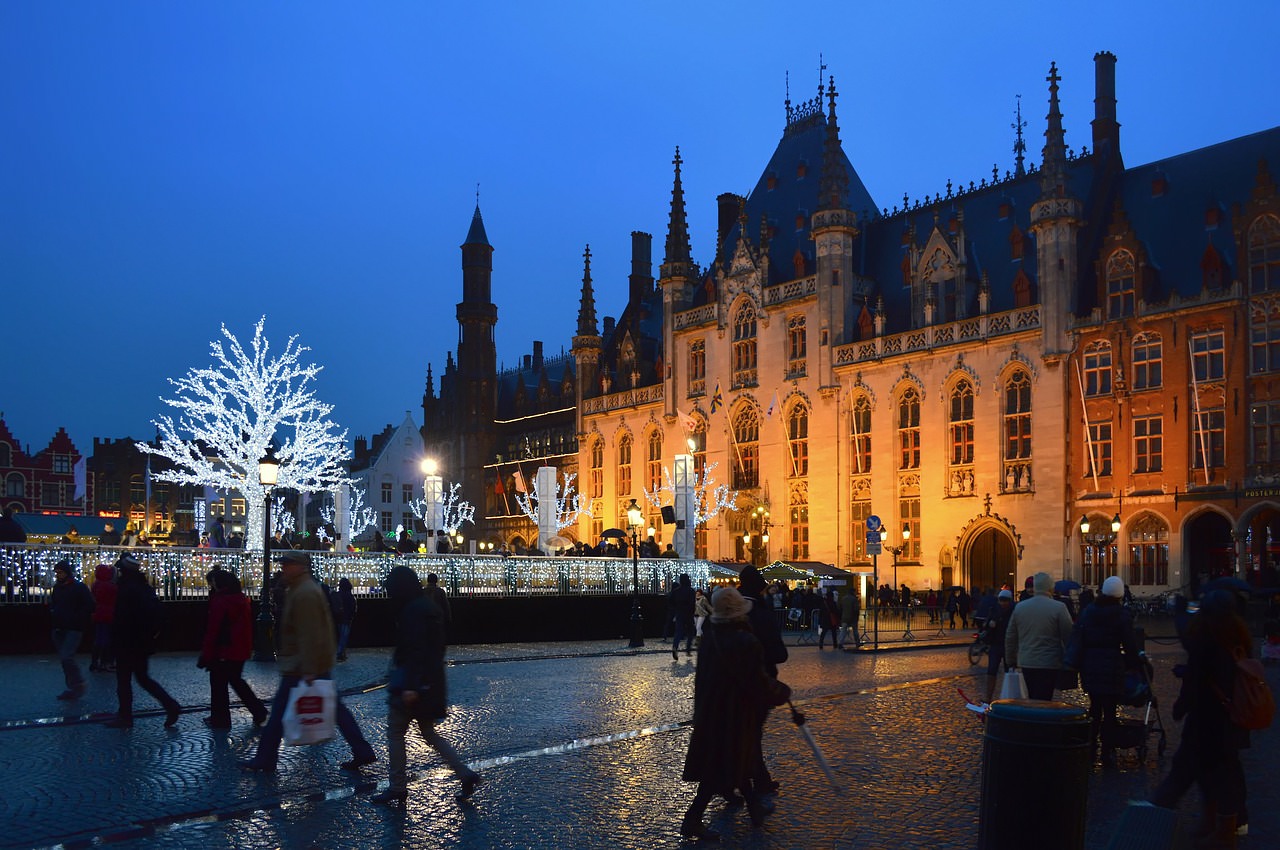 bruges belgio urbano citta persone