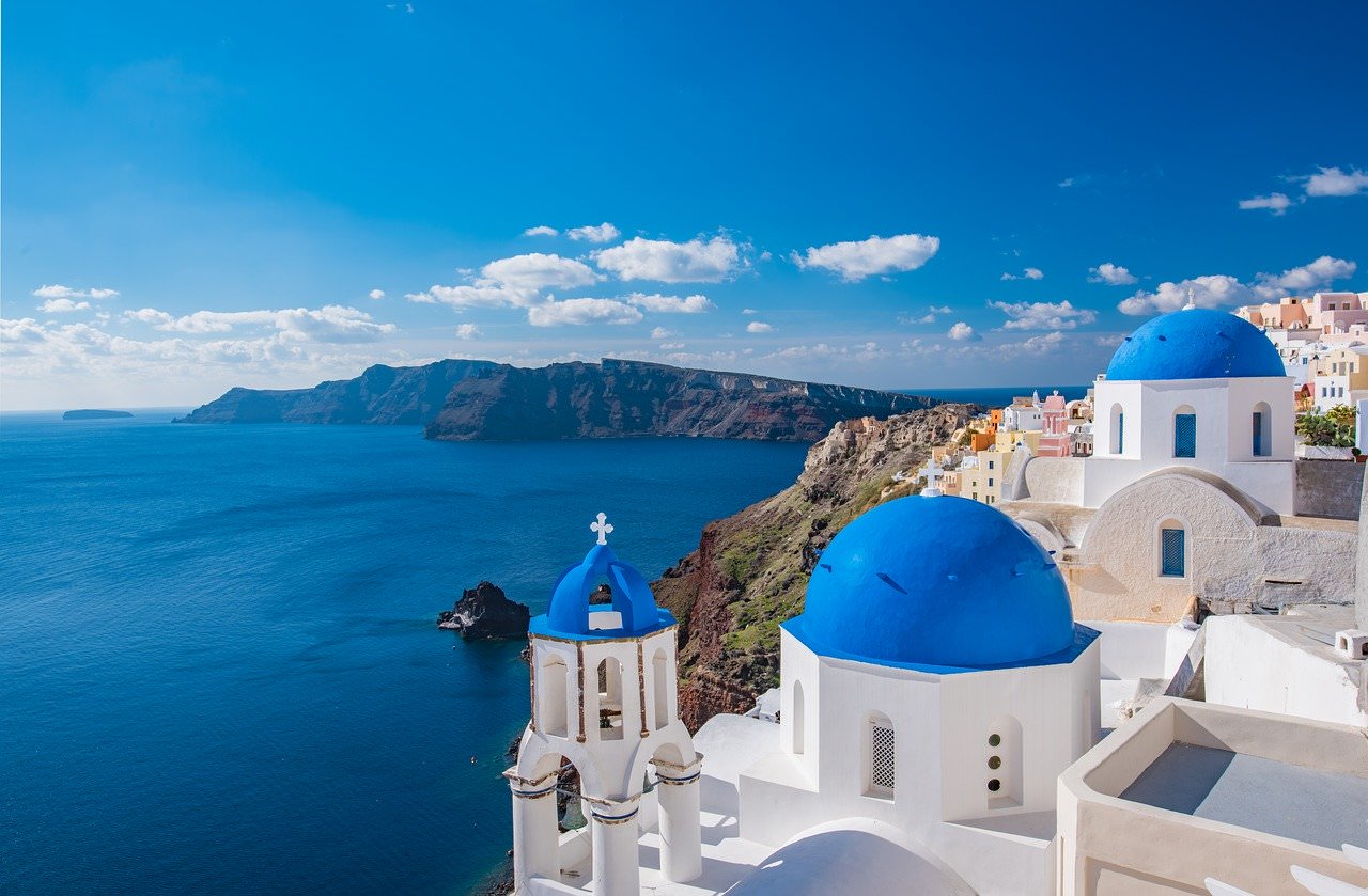 chiesa santorini d grecia isola 1