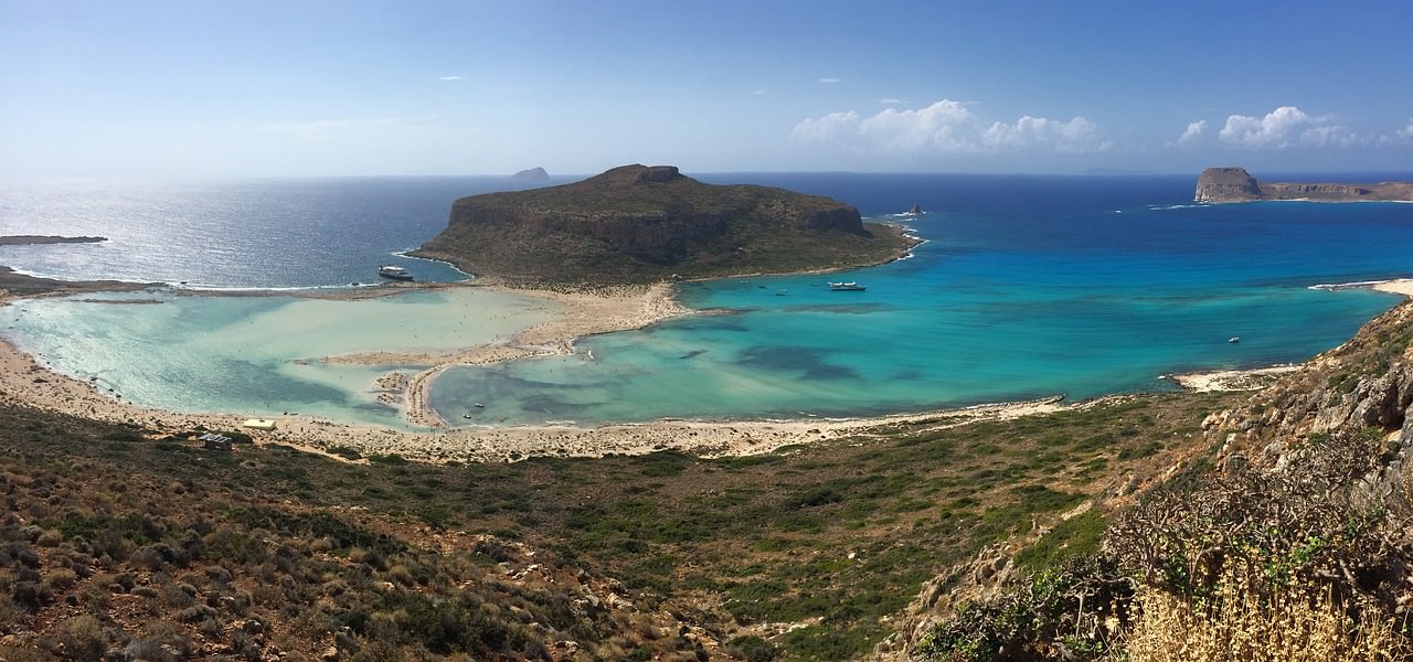 creta laguna mare baia acqua