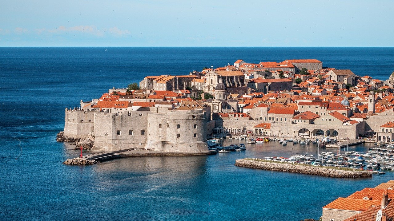 dubrovnik croazia re di atterraggio