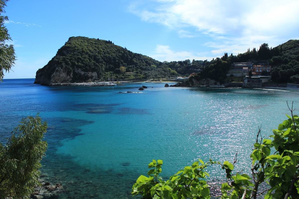 grecia corfu panorama sul mare