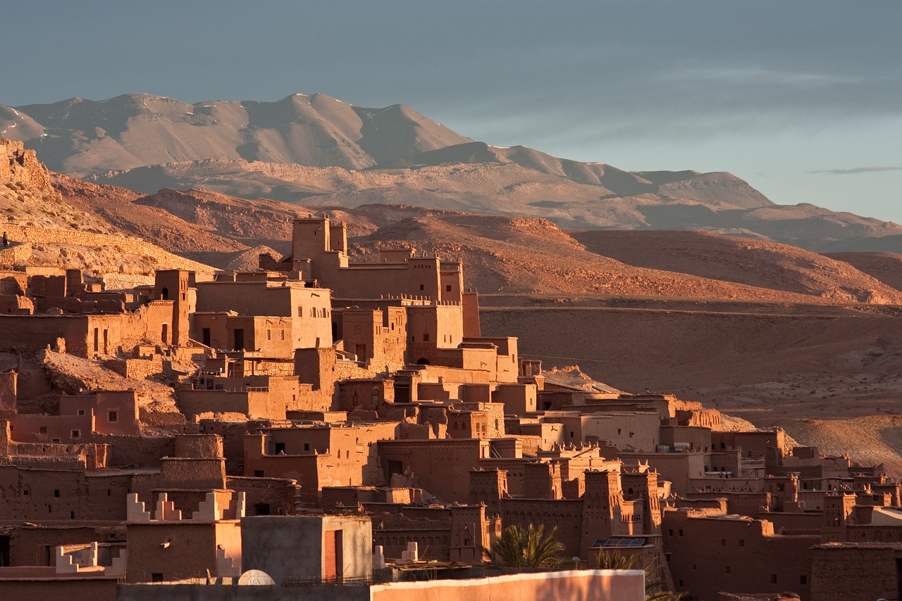 marocco ait benhaddou kasbah africa