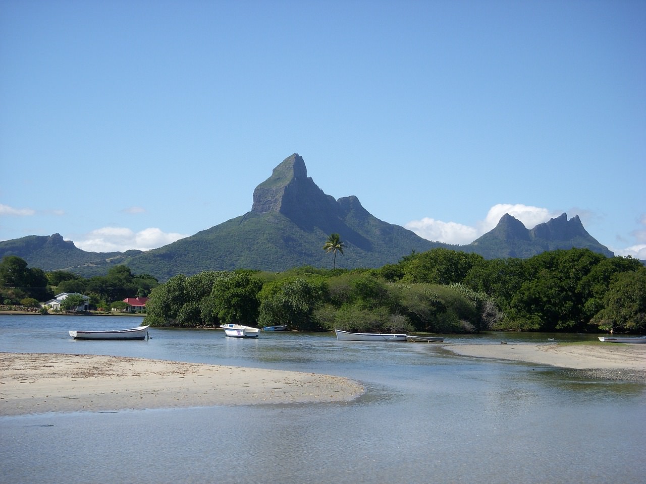 mauritius spiaggia blu cielo mare