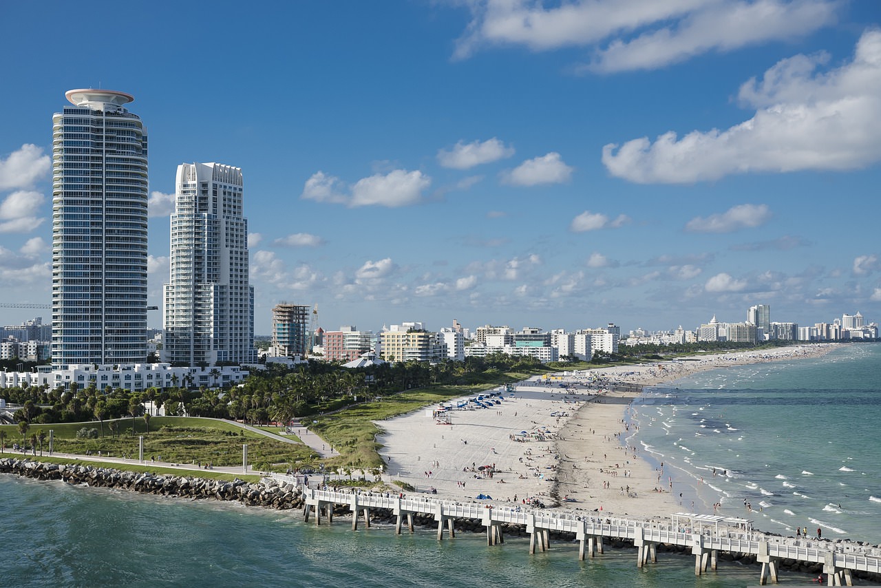 miami spiaggia acqua oceano sud 1