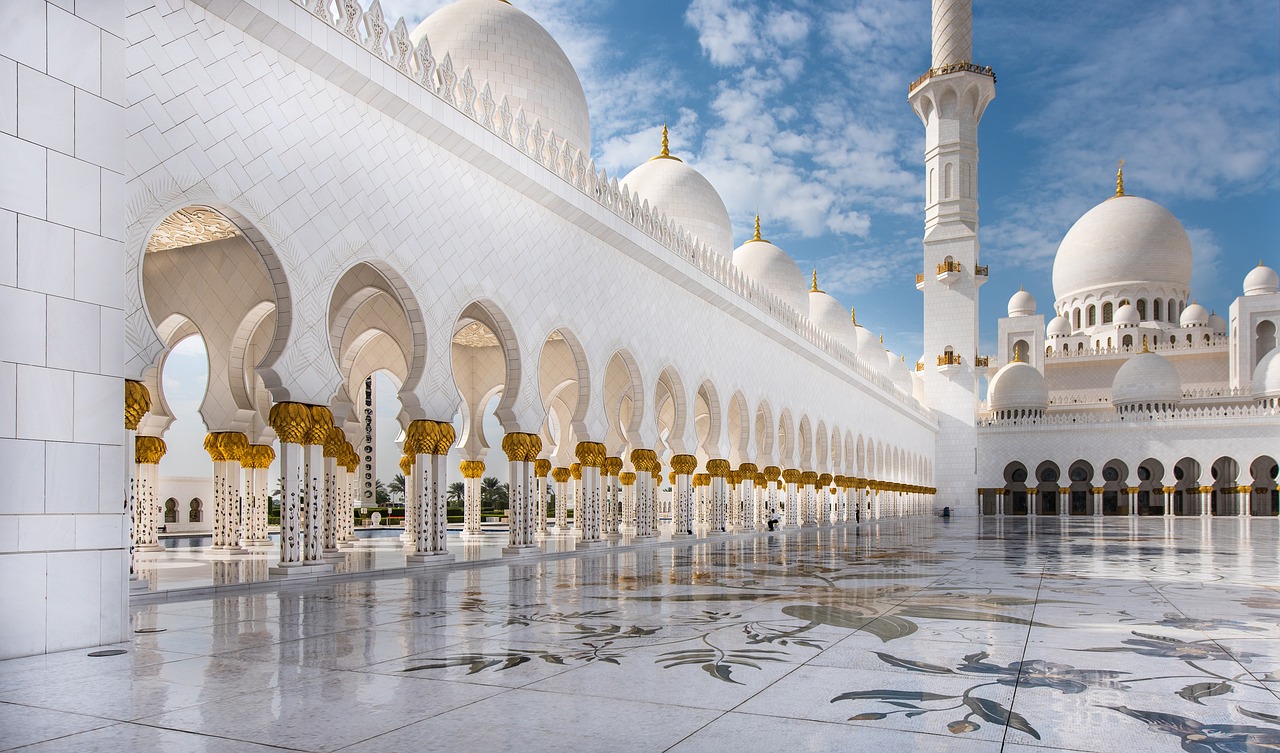 moschea abu dhabi viaggiare bianca 1