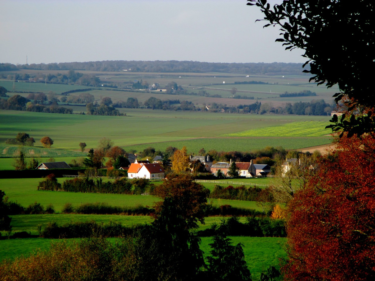 paesaggi campo normandia francia