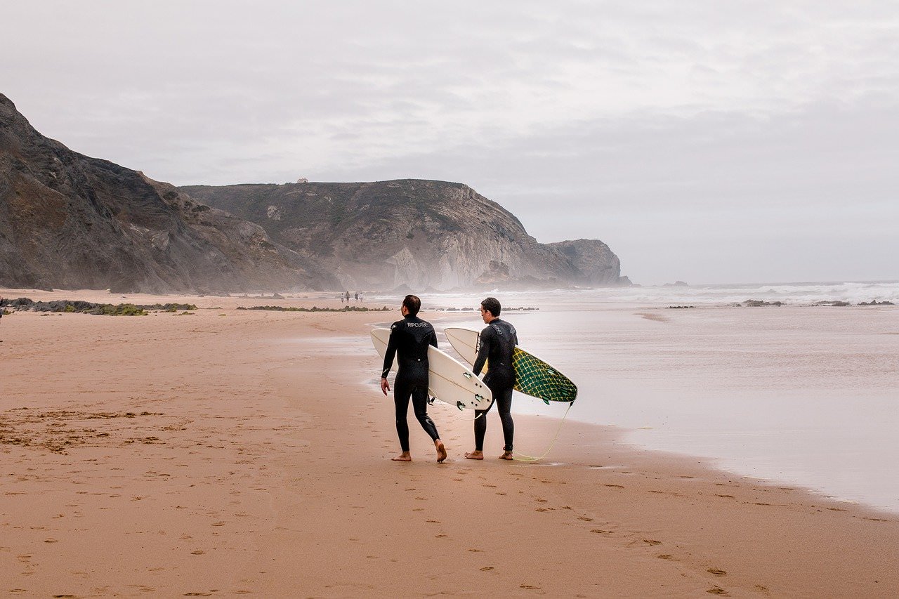 surfer ocean algarve vacanza