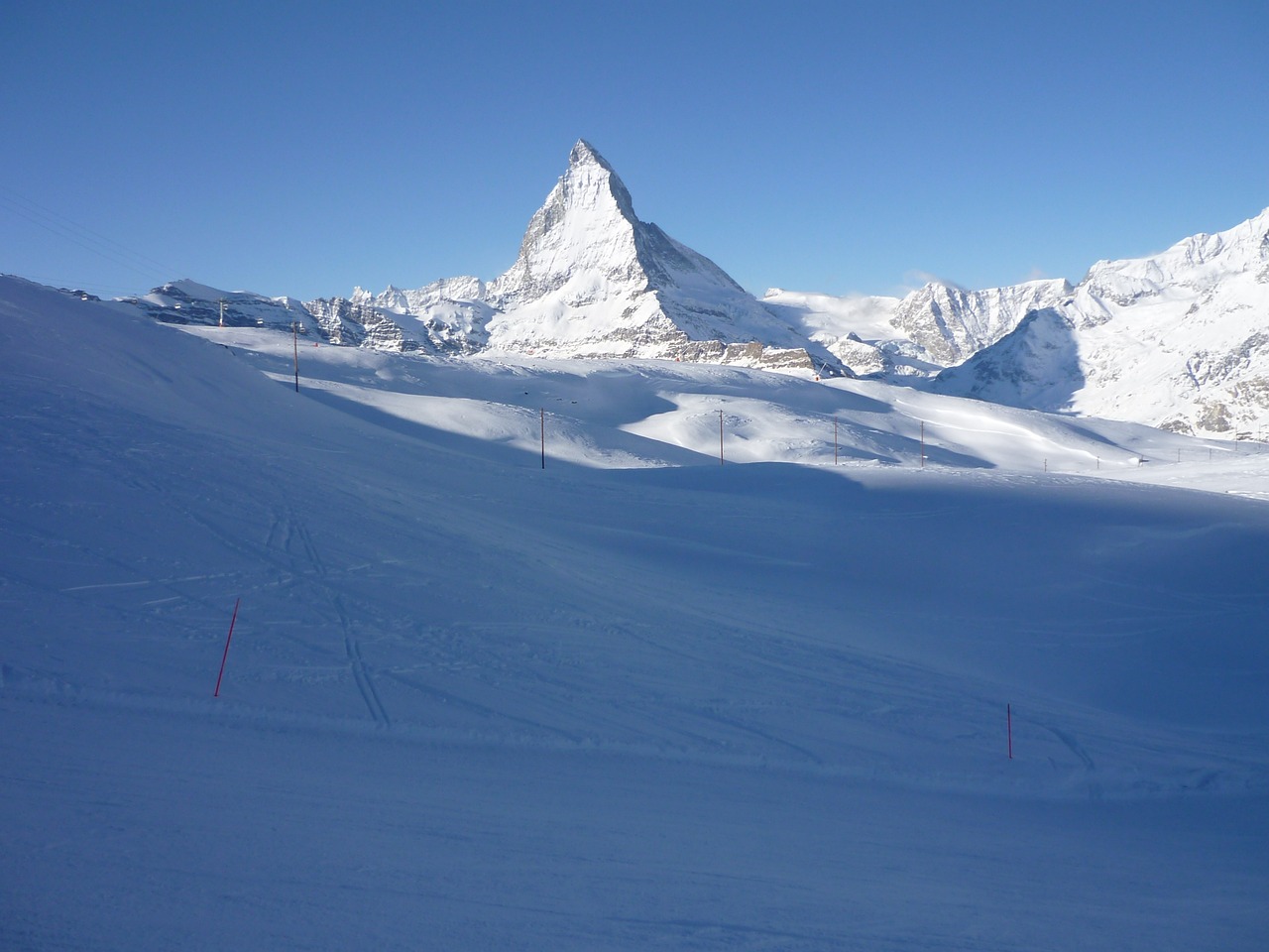 svizzera zermatt cervino nevicare