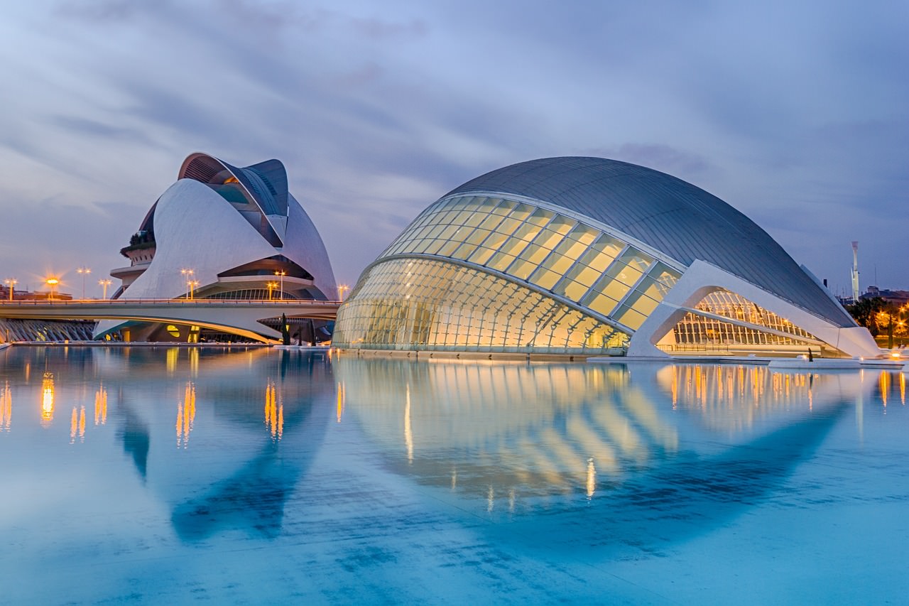 valencia spagna calatrava tramonto 6